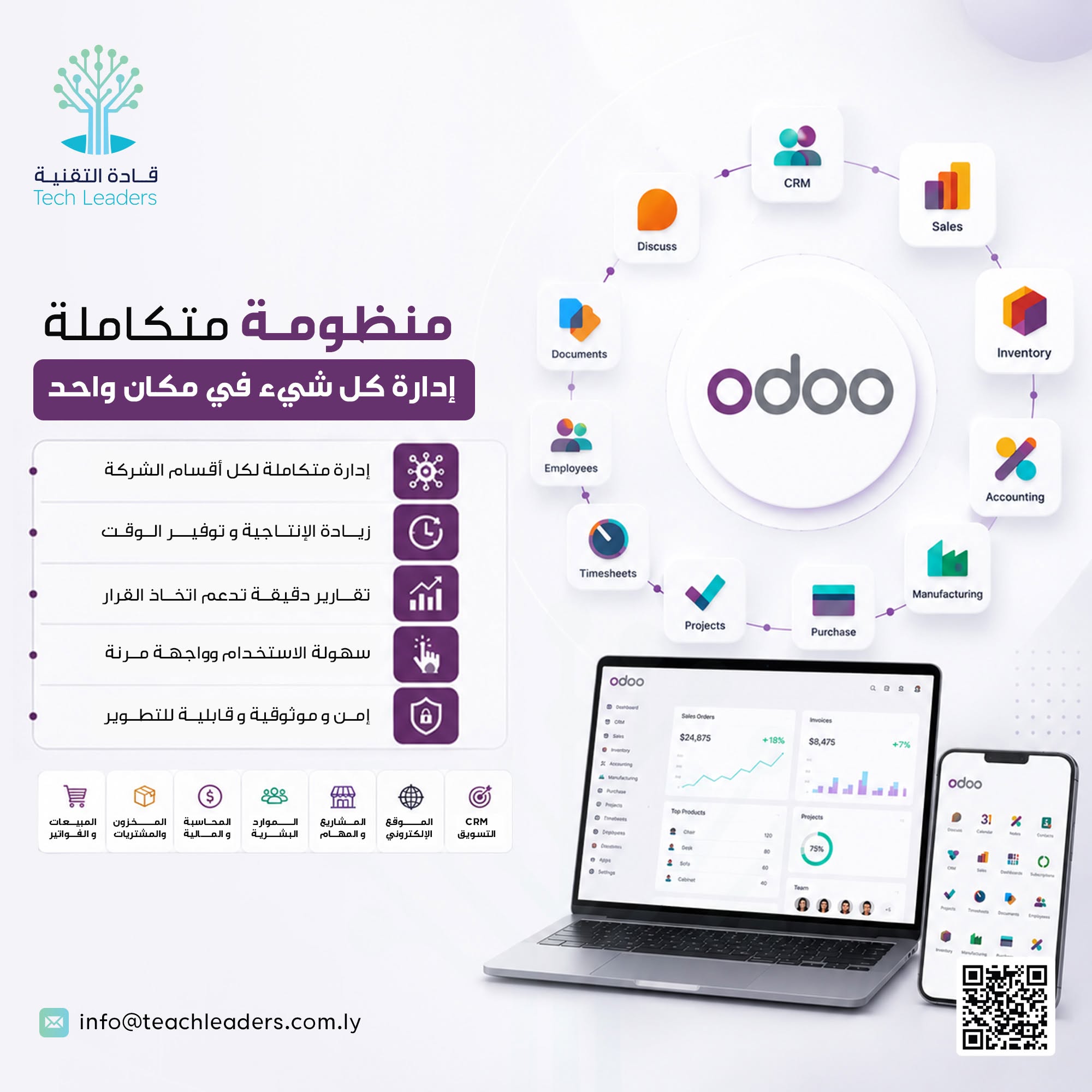 خدمات الدعم والمساندة الإضافية - قادة التقنية